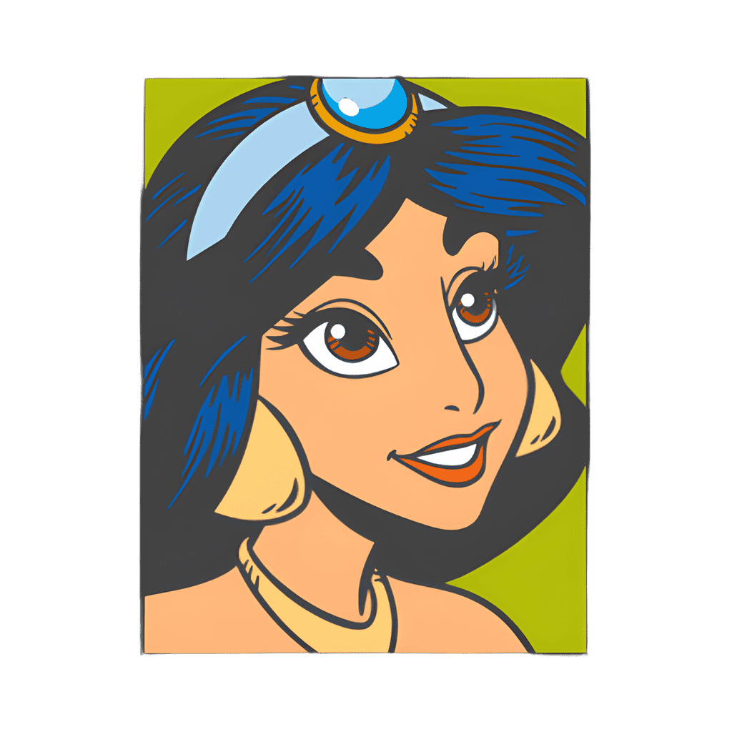 Jasmine Square 1 Disney pin