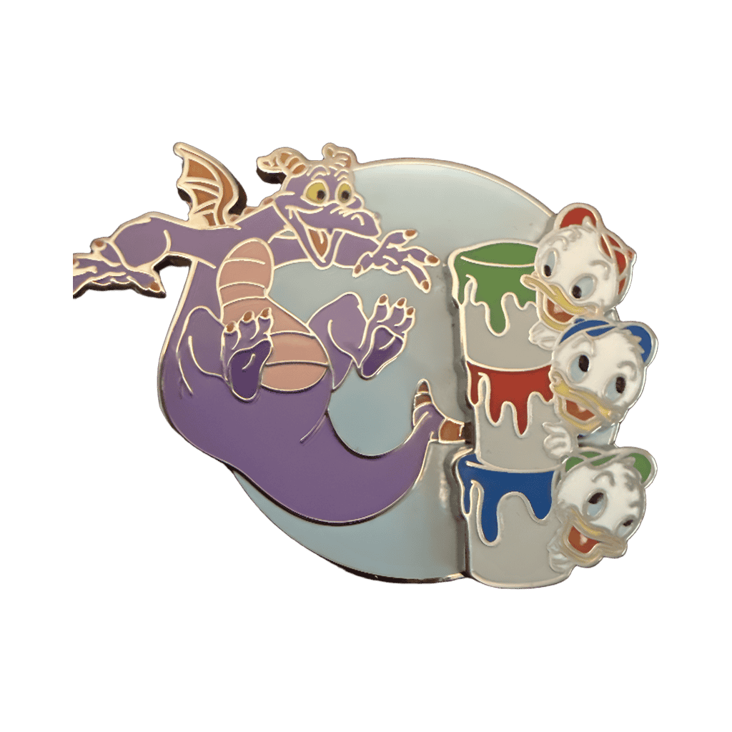 Figment and Donald's Nephews Disney pin