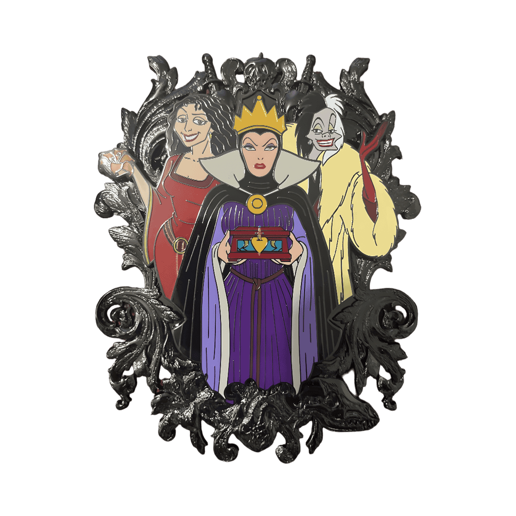 Evil Queen, Cruella, and Mother Gothel Disney pin