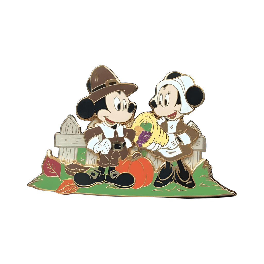 Mickey and Minnie Disney pin