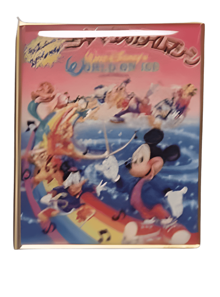Framed Pin Set - Scrooge McDuck and Mickey Mouse (1992) Disney pin