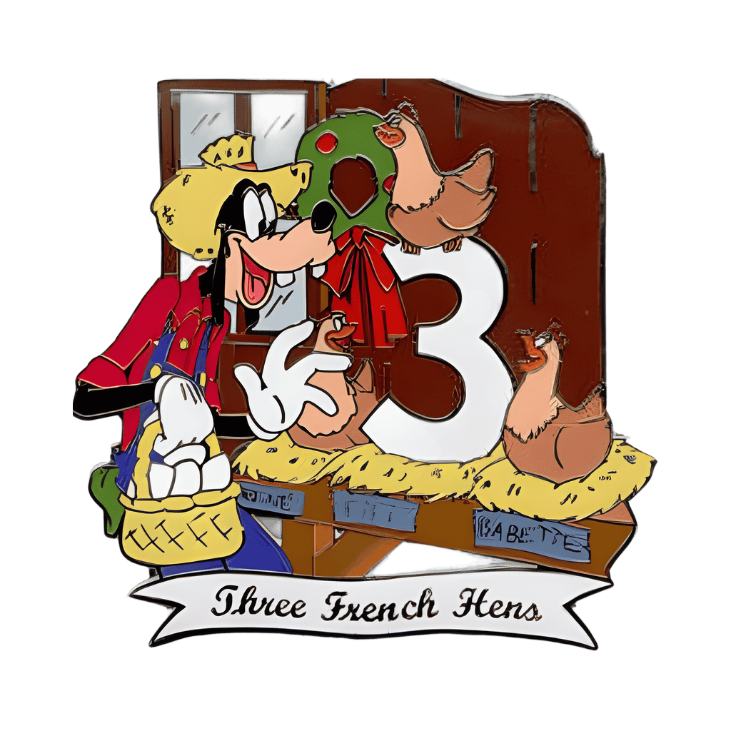 Three French Hens Disney pin