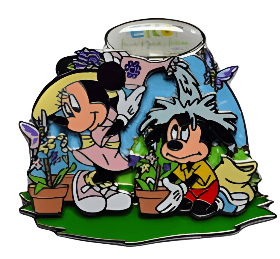 Mickey and Minnie Disney pin