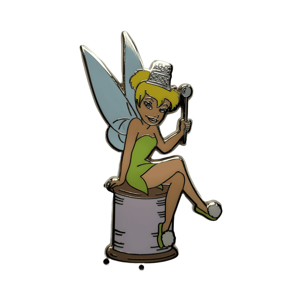 Tinker Bell on spool of thread Disney pin