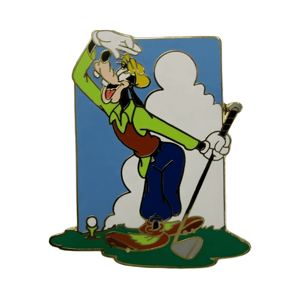 Goofy Golfing FOUR Disney pin