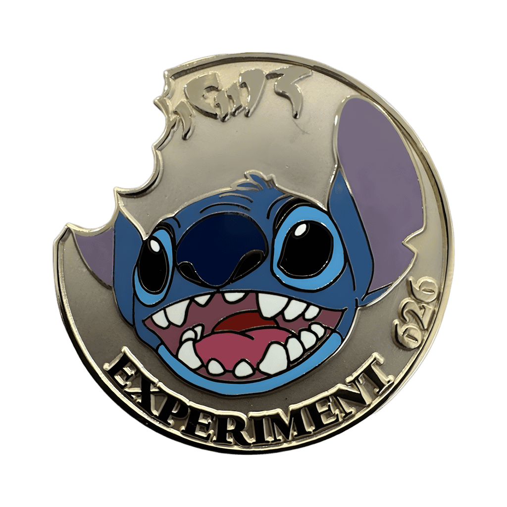 Experiment 626 Stitch Gold Medallion Disney pin