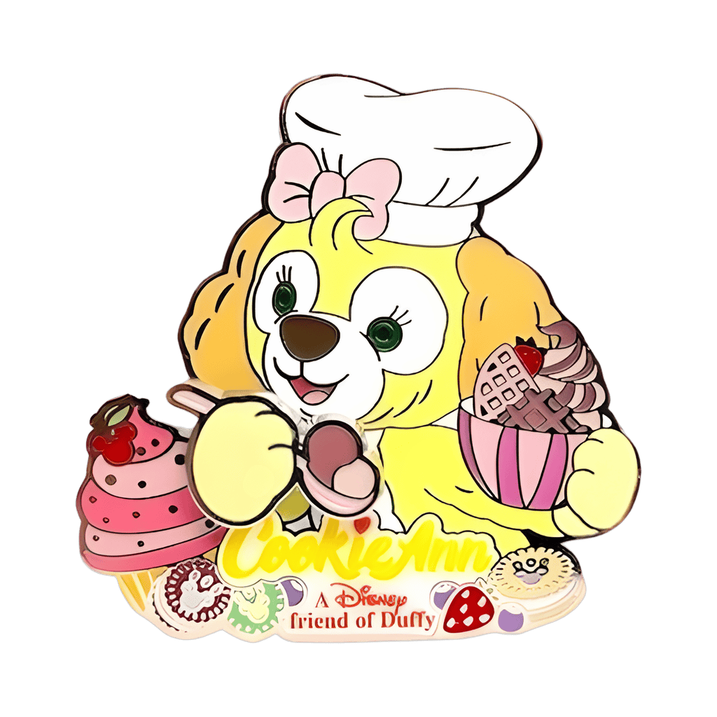 Cookie Ann eating ice cream Disney pin