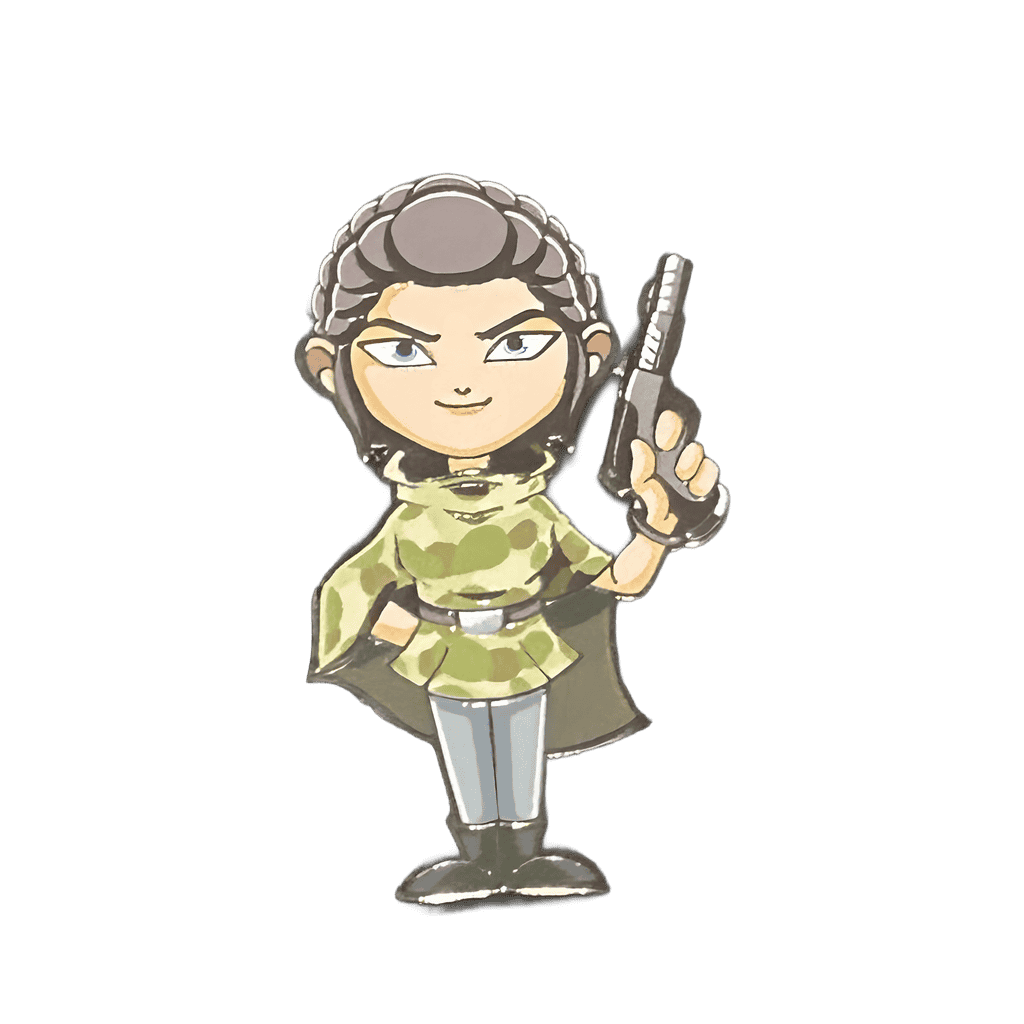 Leia Disney pin