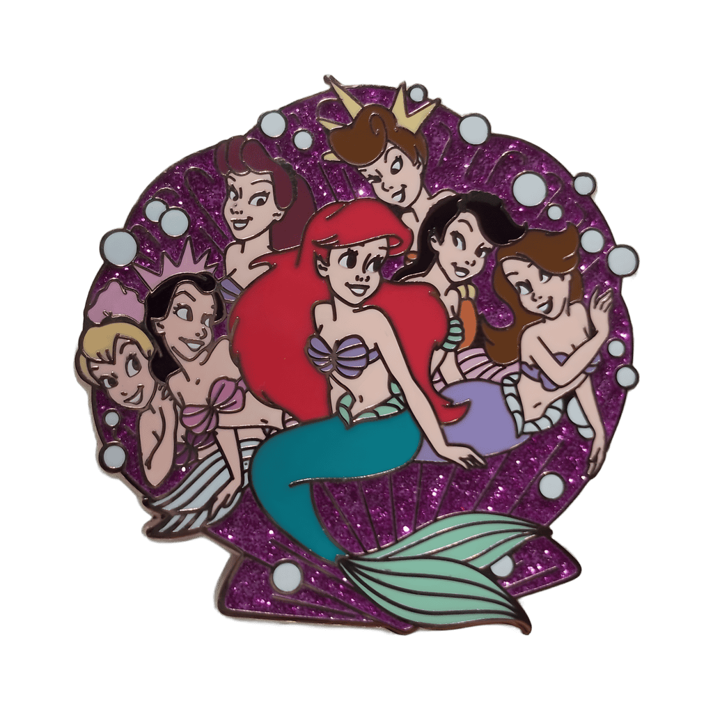 Ariel and her sisters Disney pin