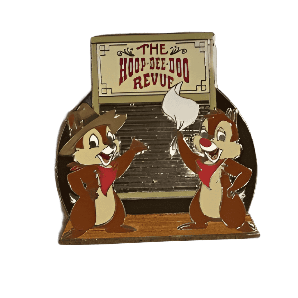 Chip & Dale with Washboard Disney pin