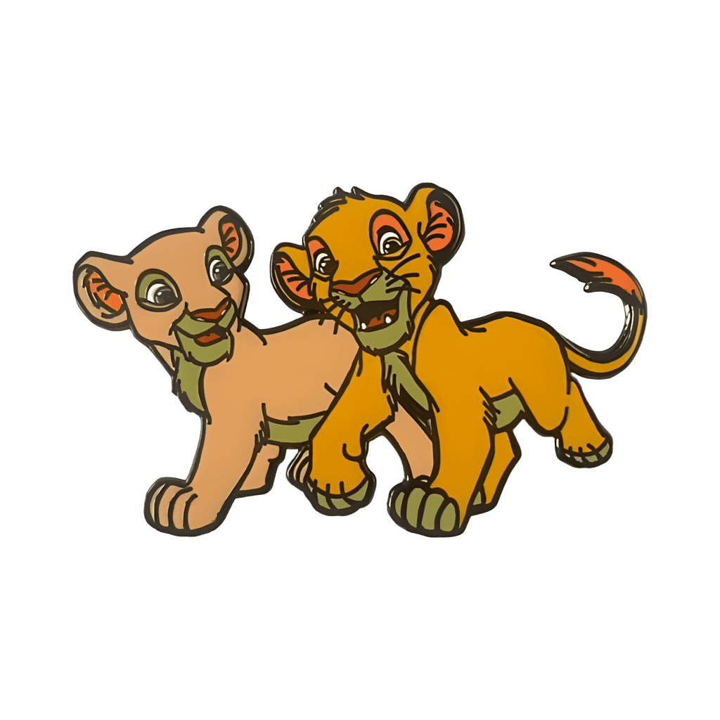 Simba and Nala Disney pin