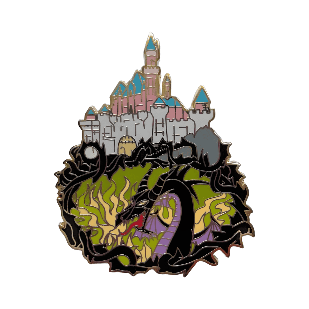 Maleficent as a Dragon Disney pin