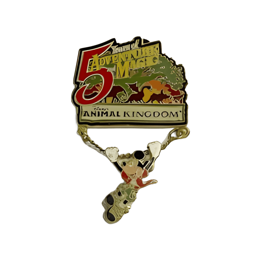 Five Years of Adventure and Magic Disney pin