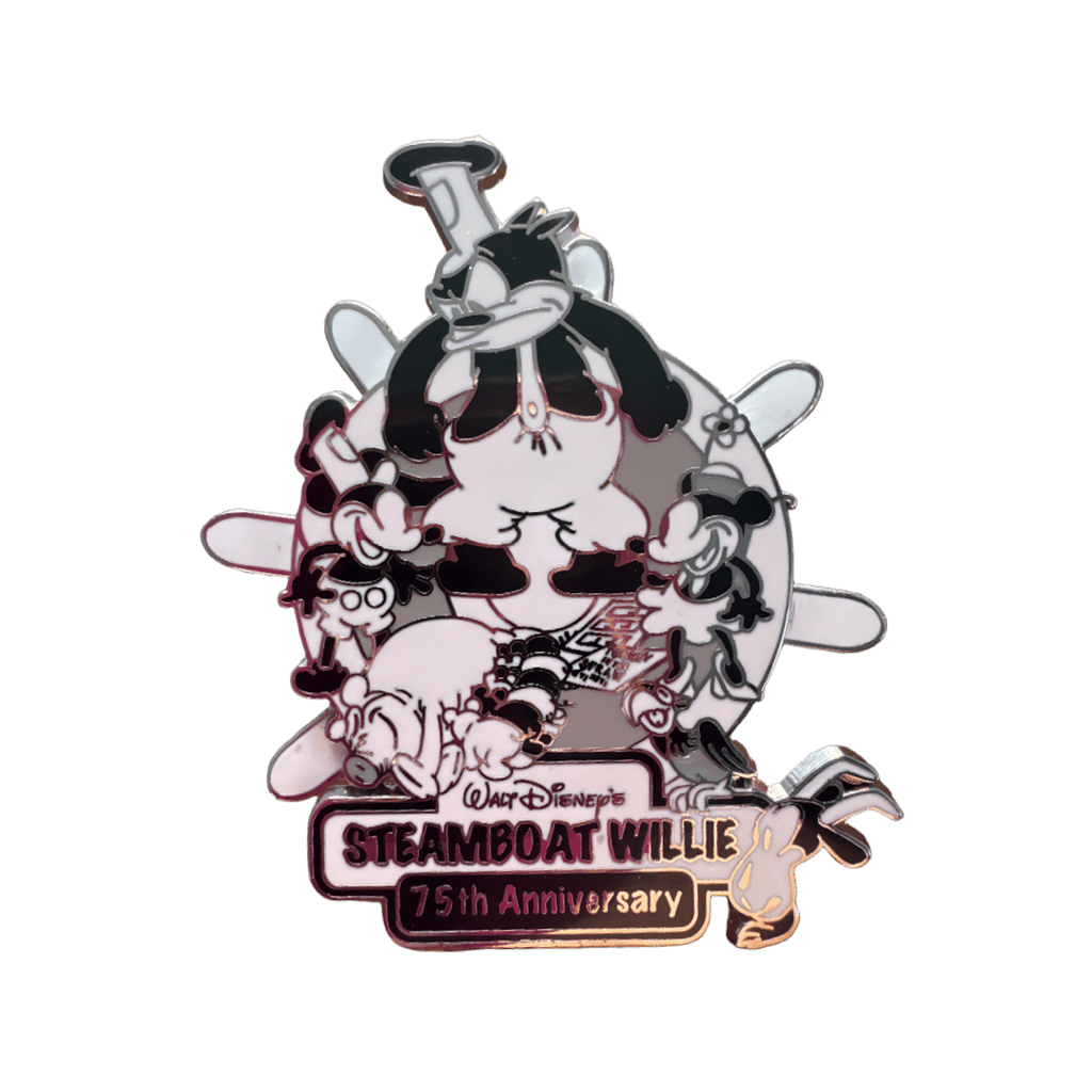 Steamboat Willie 75th Anniversary Disney pin