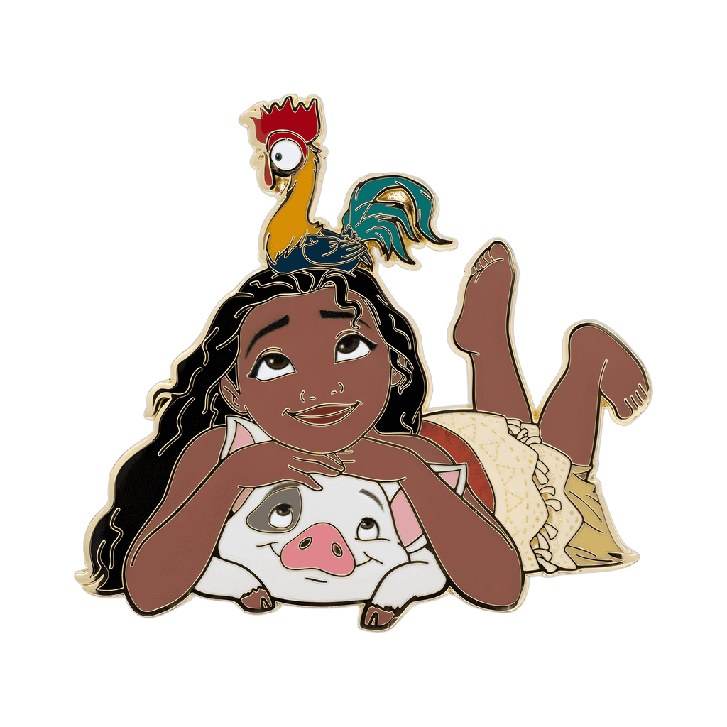 Moana with Pua and Hei Hei Disney pin