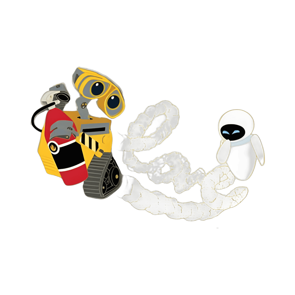Wall-E and EVE Disney pin