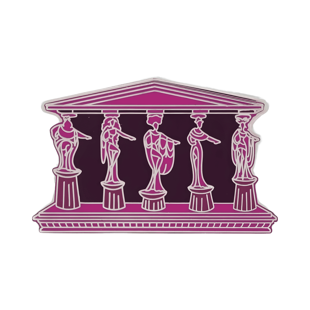 Hercules Muses Column Disney pin