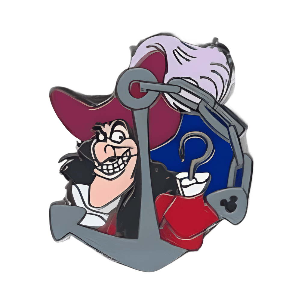 Captain Hook Disney pin