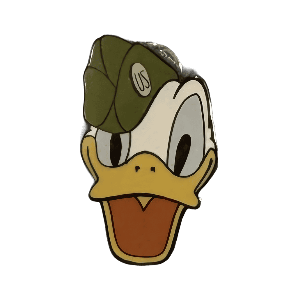 Donald Duck WWII 1942 short - Through the Years Disney pin