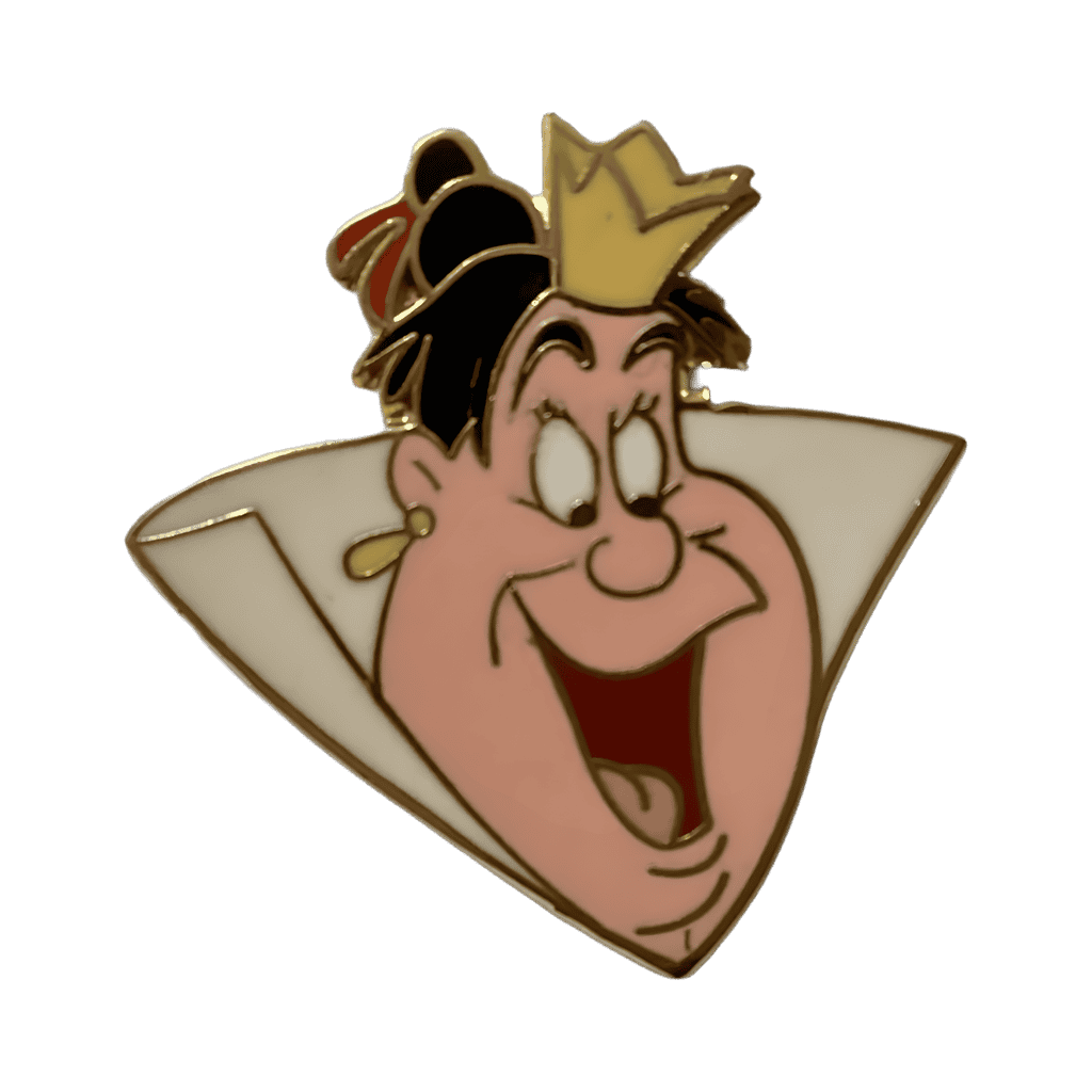Queen of Hearts - Head Disney pin