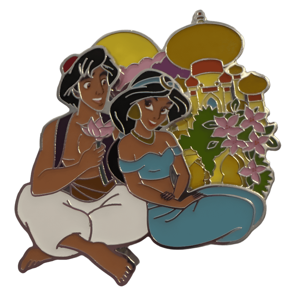Aladdin and Jasmine Disney pin