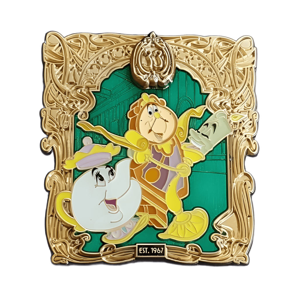 September - Beauty and the Beast Disney pin