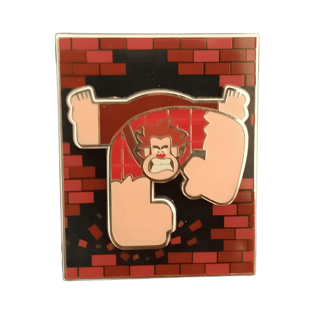 Ralph Smashing Bricks Disney pin