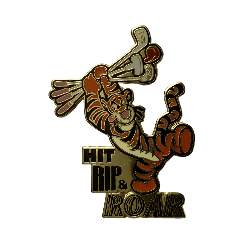 Tigger Golf Hit Rip Roar Disney pin