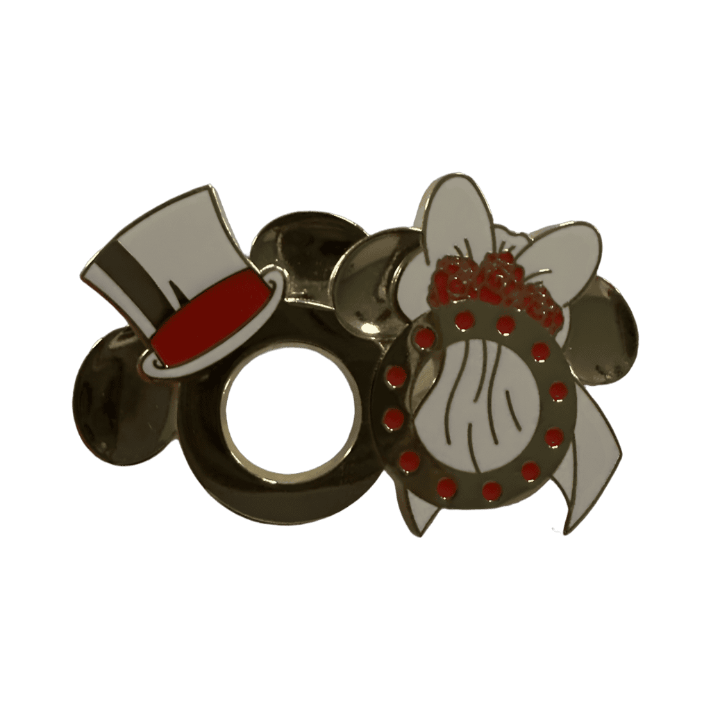 Mickey and Minnie Mouse Icons Wedding Rings Pin Disney pin