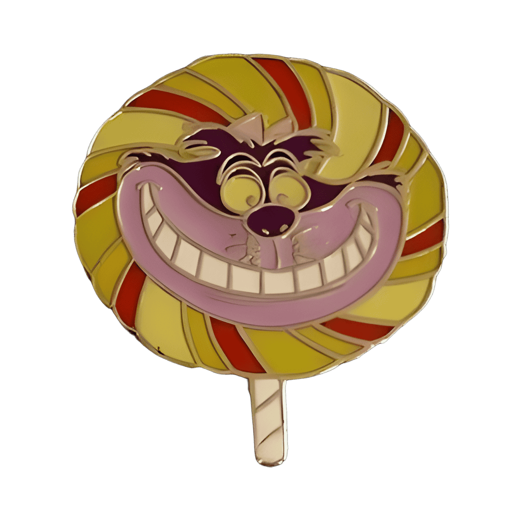 Lollipops Mystery 4 Pin Tin Collection (Cheshire Cat) Disney pin