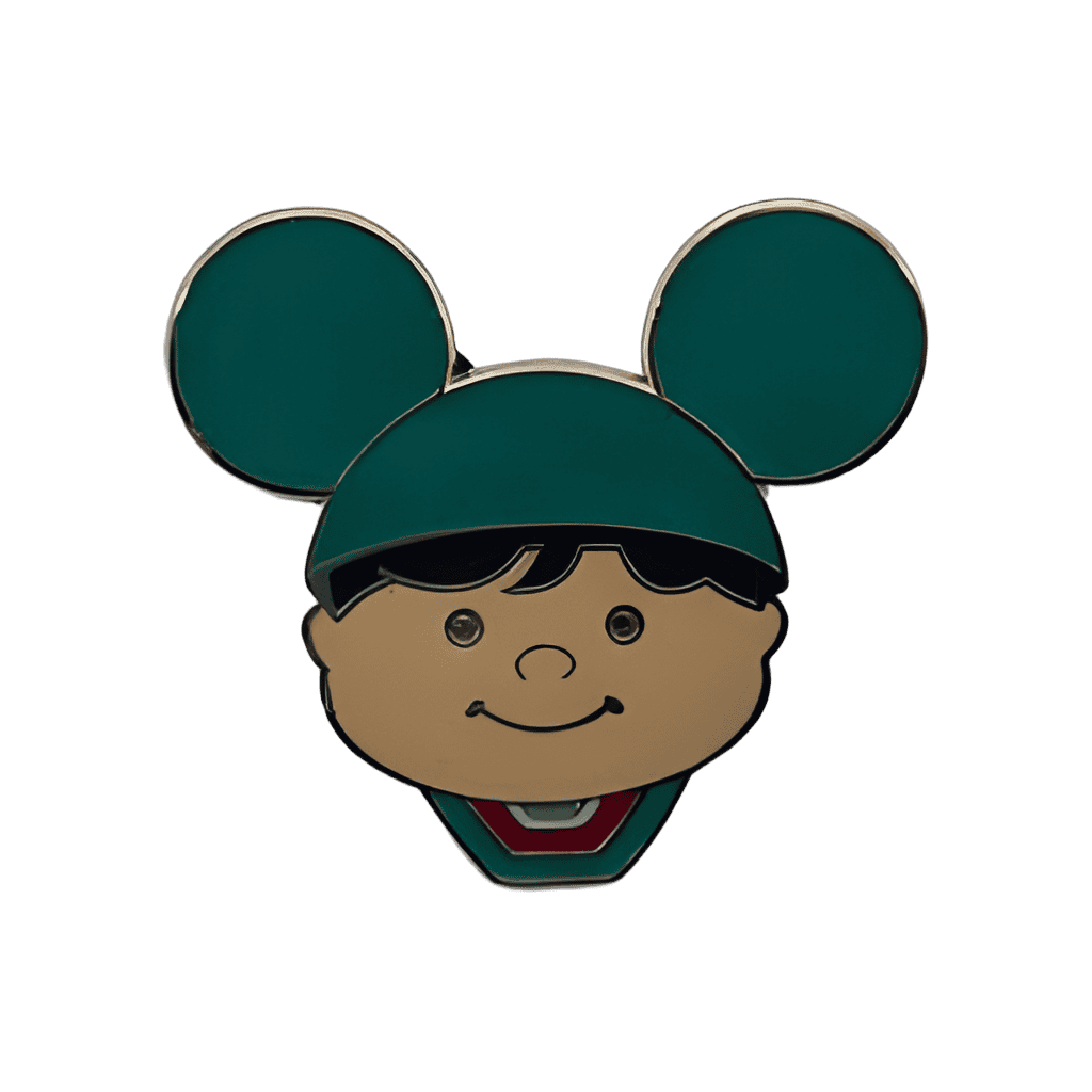 Boy with teal ears Disney pin
