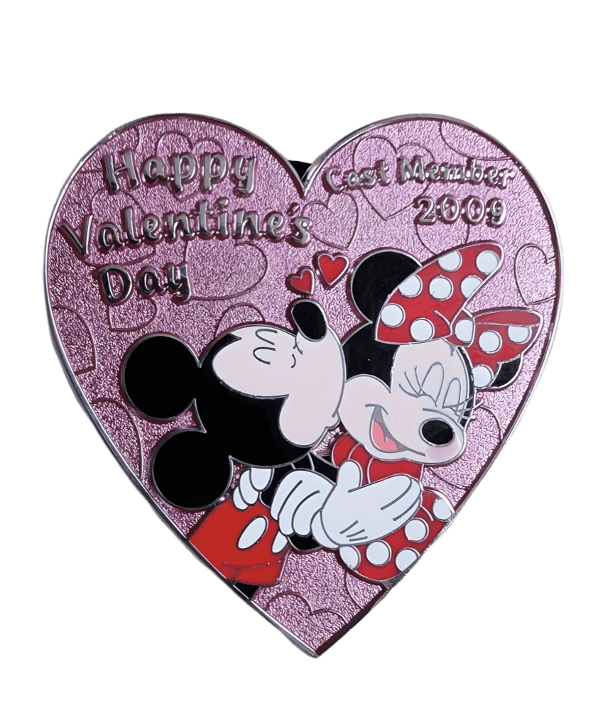 Mickey and Minnie 2009 Valentines Disney pin