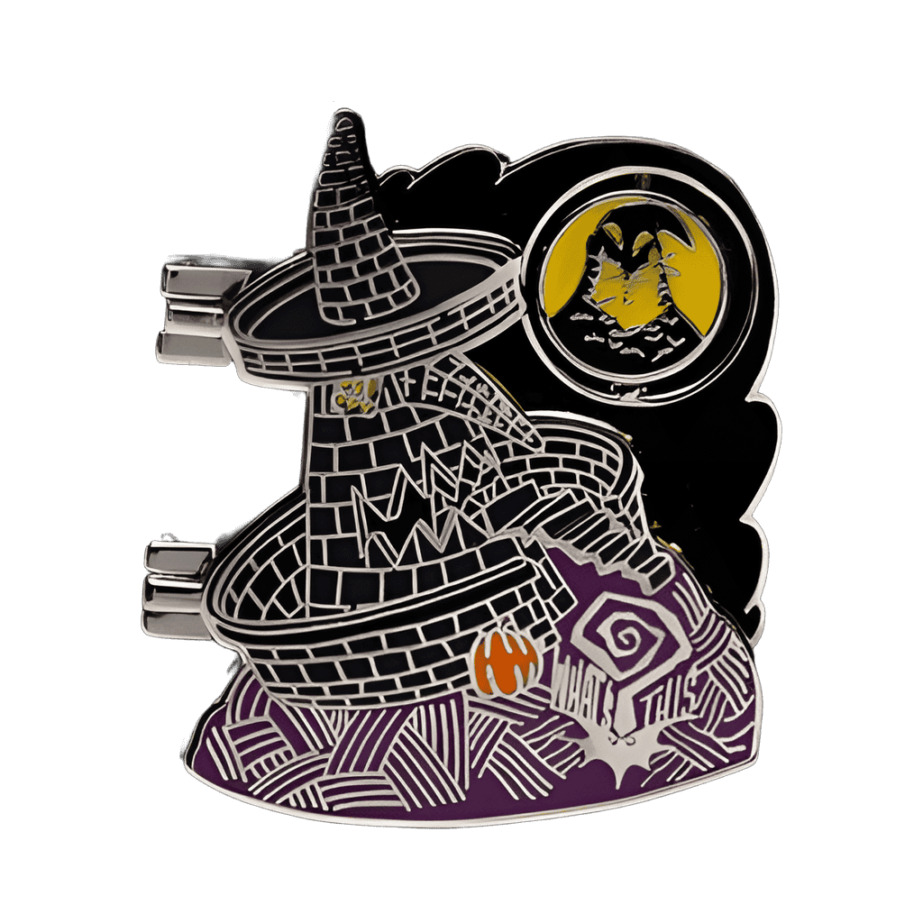 Oogie Boogie Moon Spinner and Hinged Witch Tower Disney pin