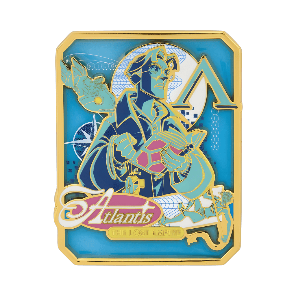 Milo Stained Glass Disney pin