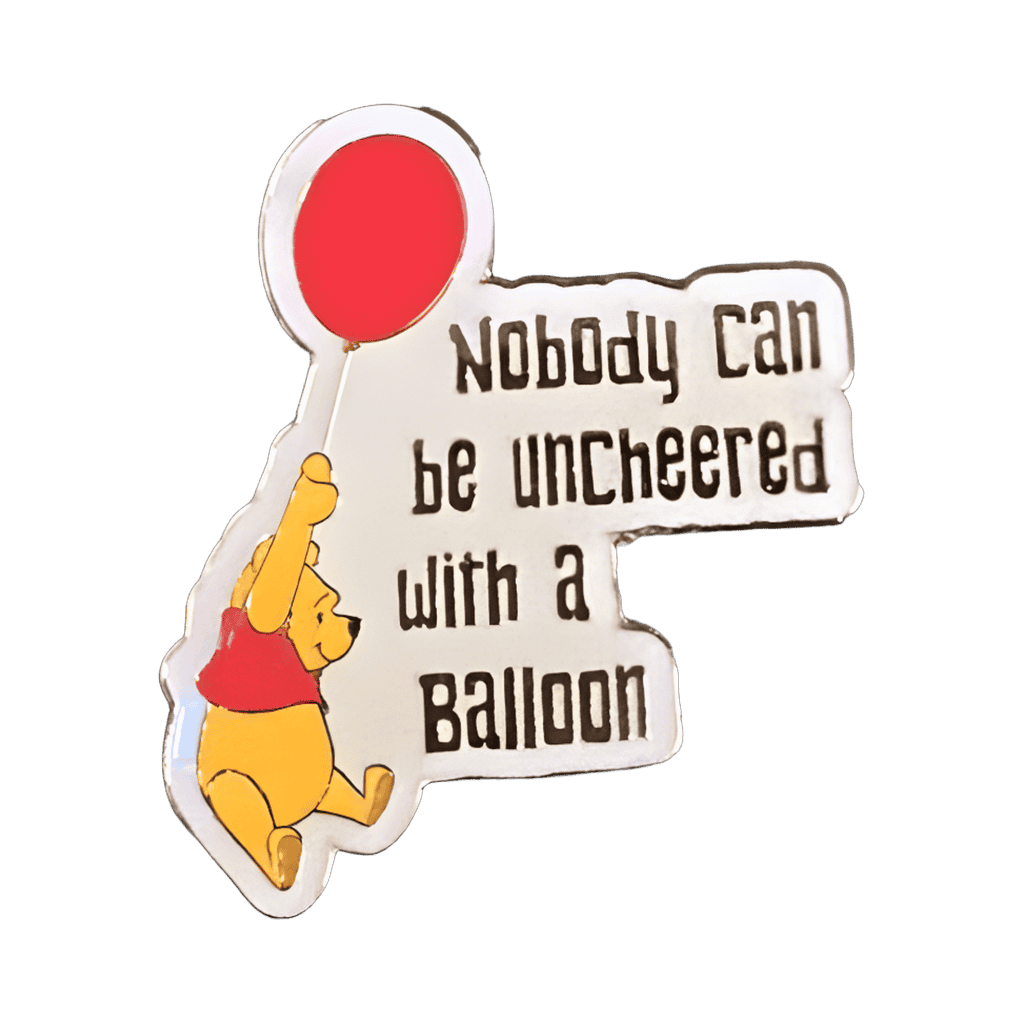 Winnie the Pooh Nobody Can Be Uncheered with a Balloon Disney pin