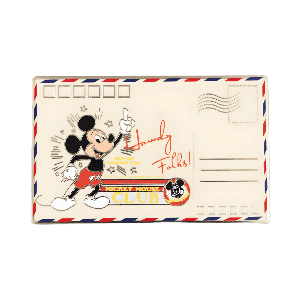 Letter to Santa Postcard Jumbo — Howdy Folks! Disney pin