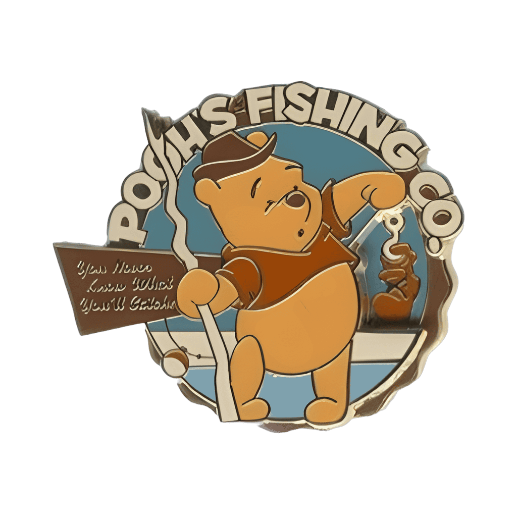 Tackle Box Boxed Set — Pooh's Fishing Co. Disney pin