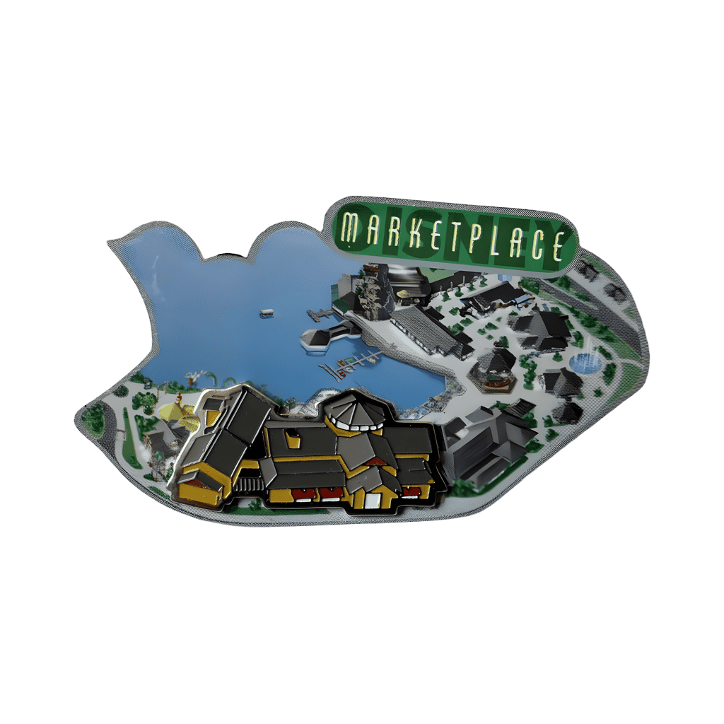 #3 - Downtown Disney Map - Marketplace Disney pin