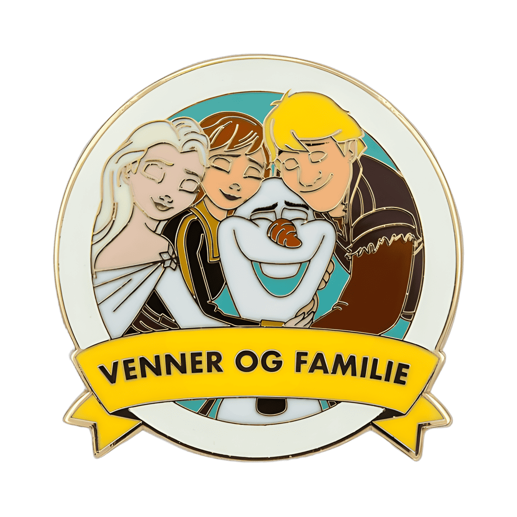Friends & Family In Park Languages Mystery Set - Danish Disney pin