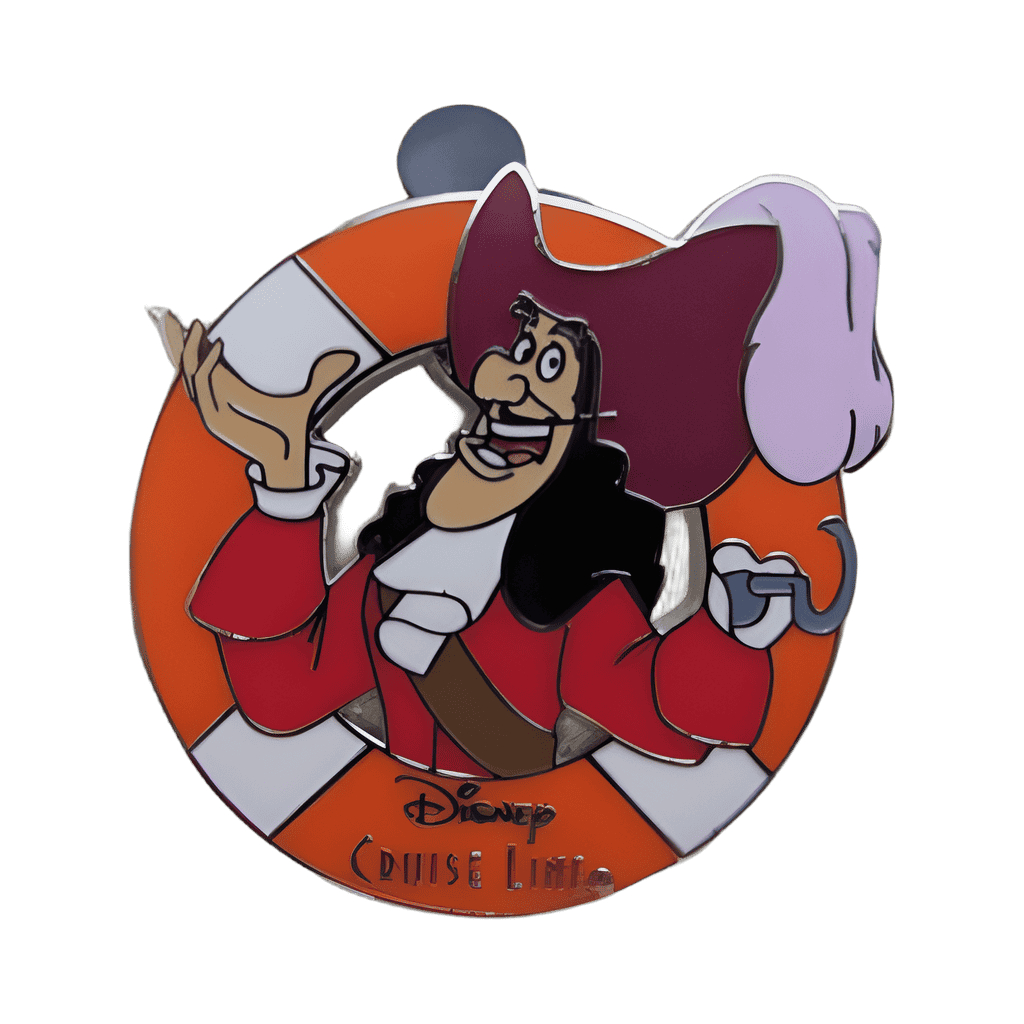 Captain Hook Disney pin