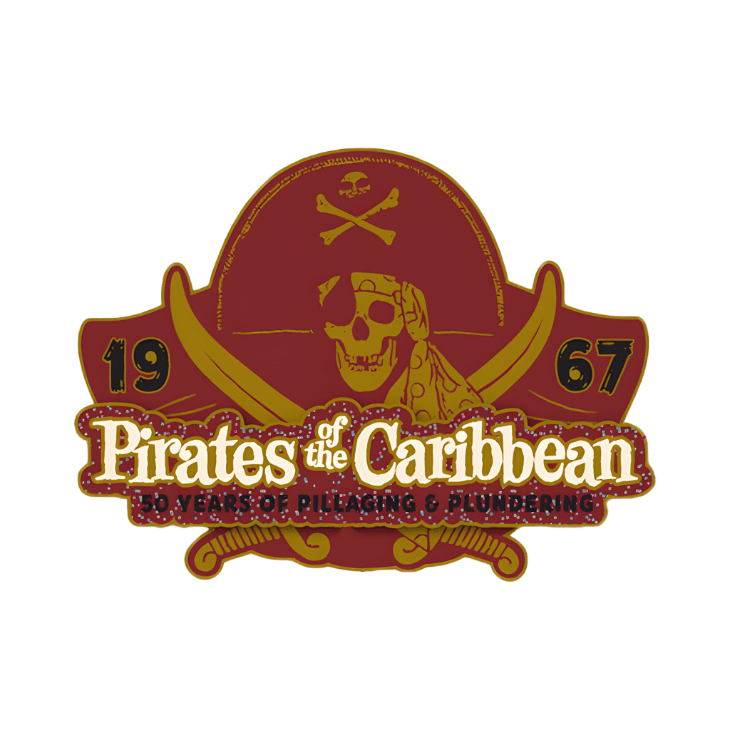 Pirates of the Caribbean - 50 Years of Pillaging and Plundering Disney pin