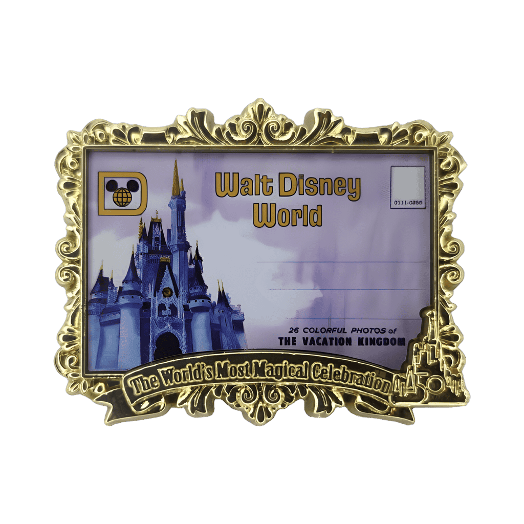 The World's Most Magical Celebration - Cinderella Castle Postcard Disney pin