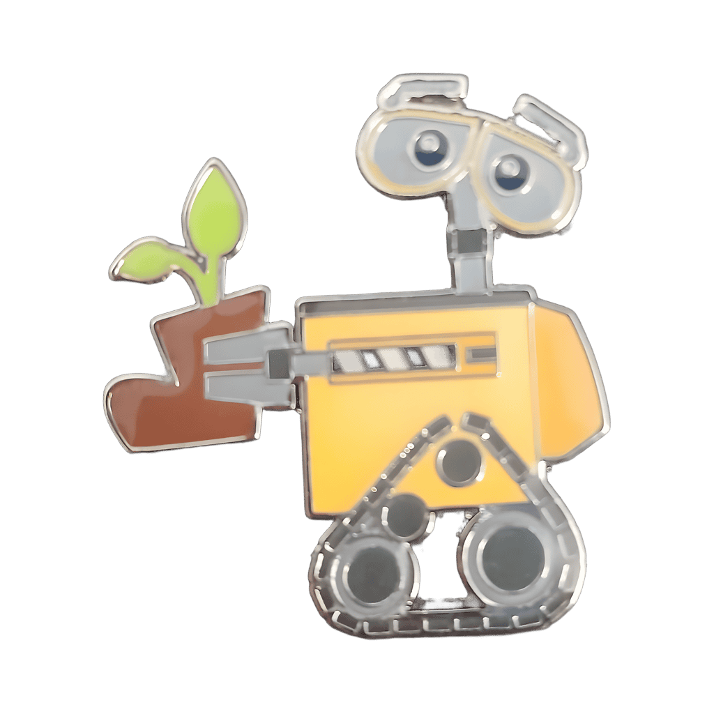 Wall-E with plant Disney pin