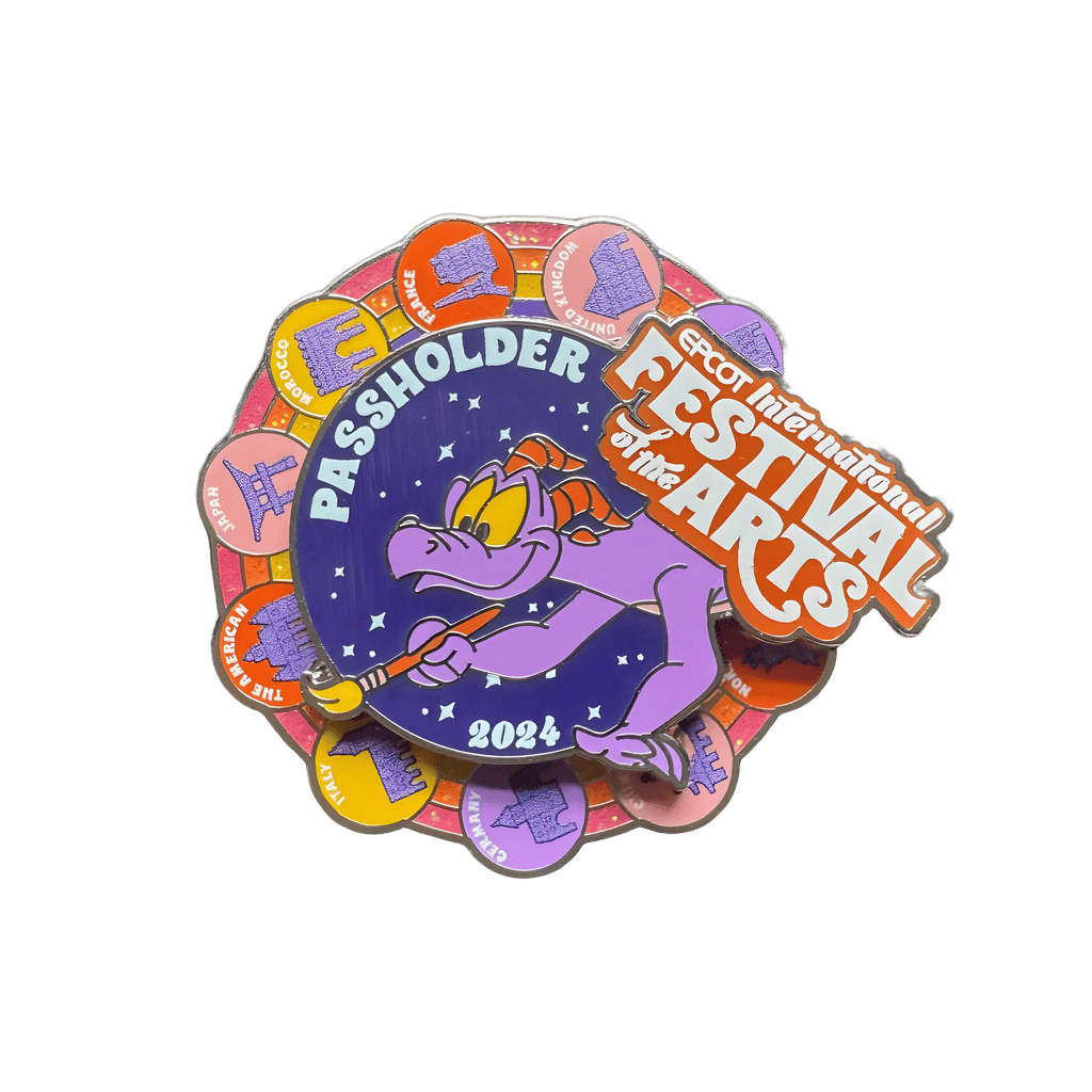 Annual Passholder Figment Spinner Disney pin