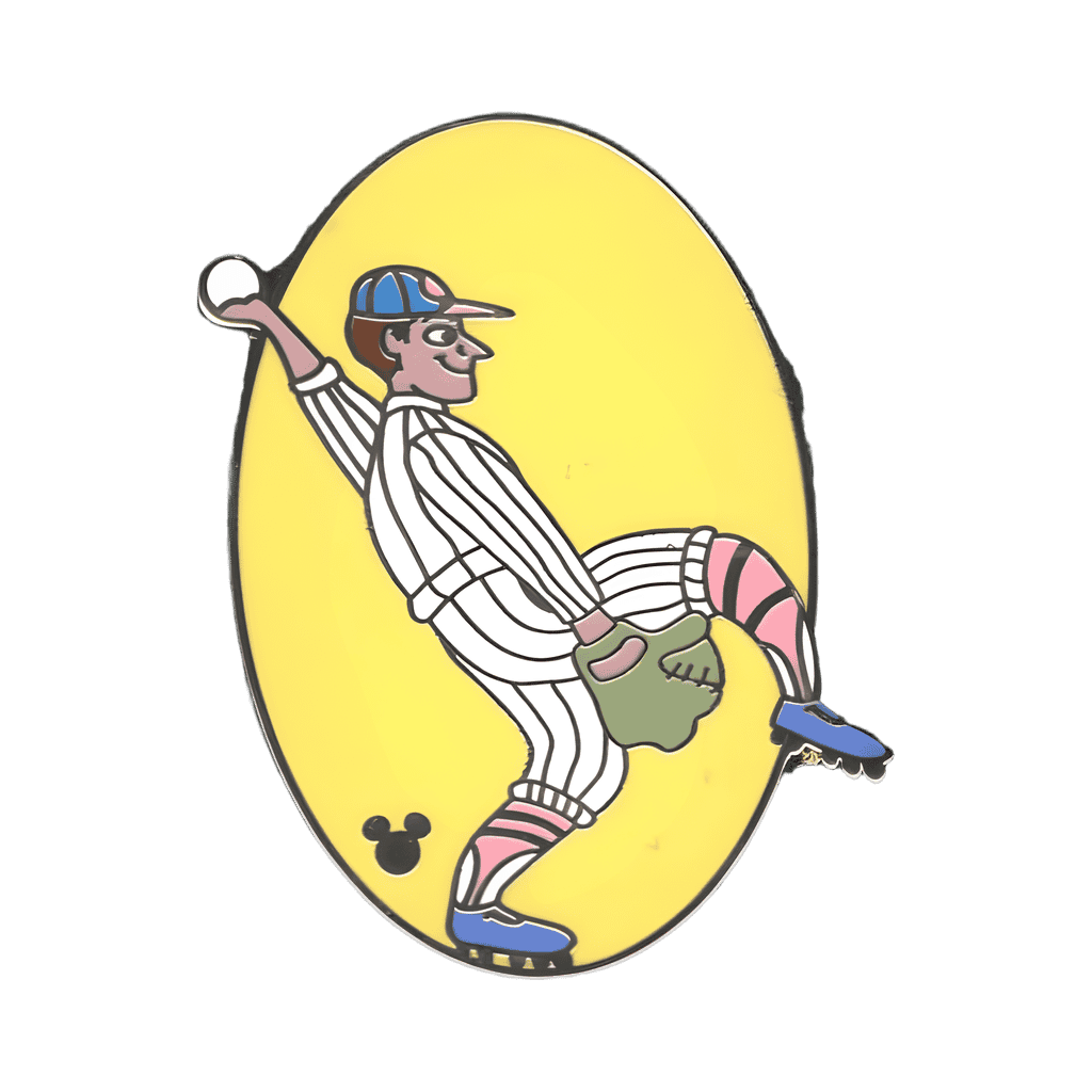 Baseball Pitcher Disney pin