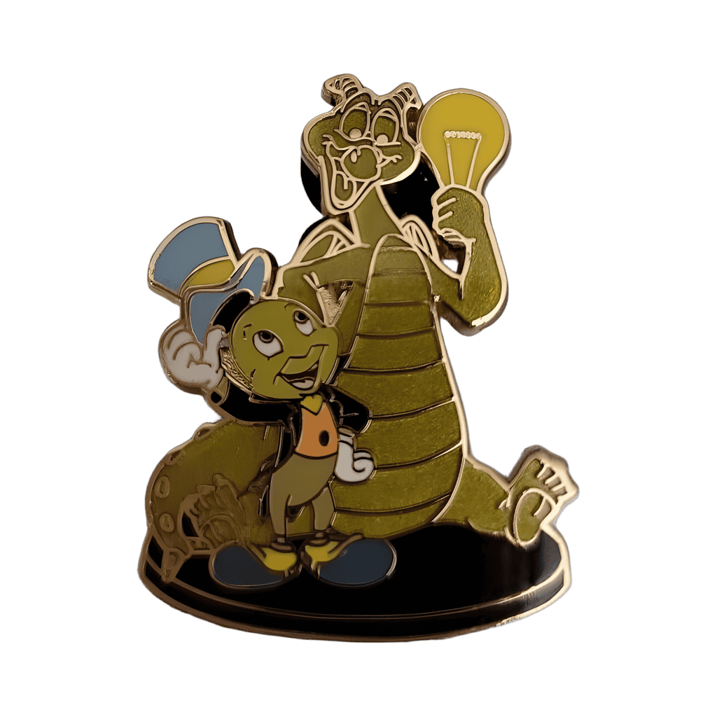 Jiminy Cricket and Figment Disney pin