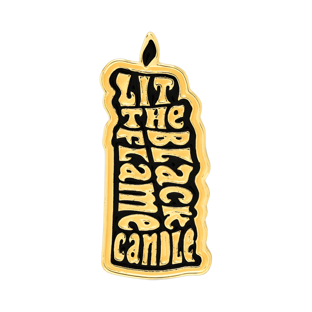Black Flame Candle Disney pin