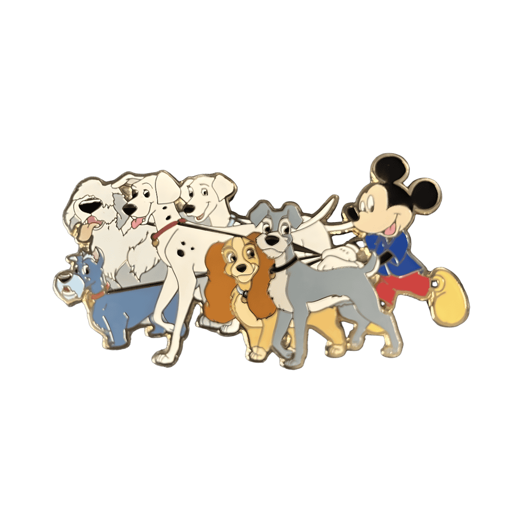 Mickey Dog Walking Disney Dogs Disney pin