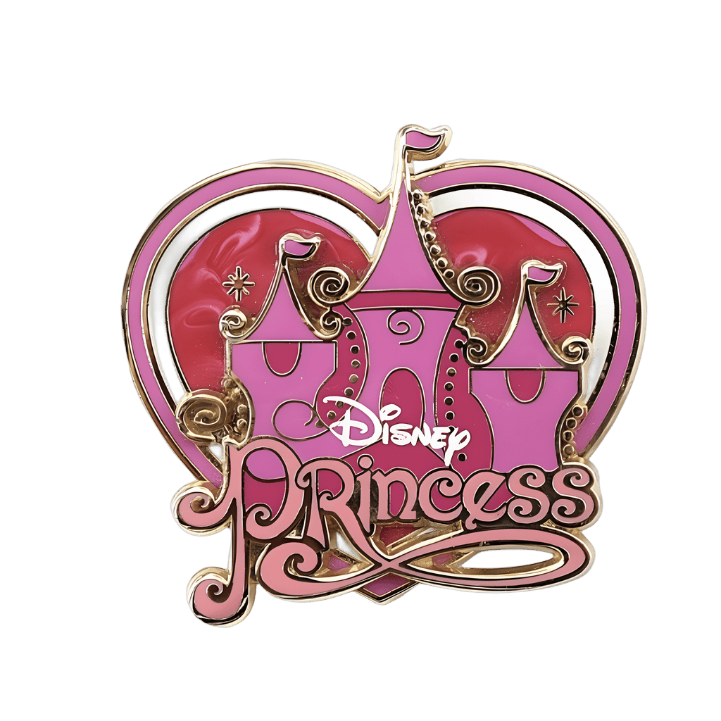 Castle in Heart Disney pin