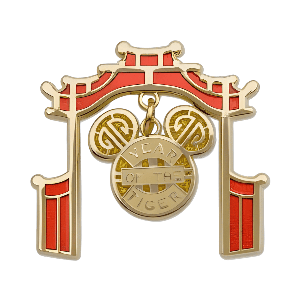 Year of Tiger gate Disney pin